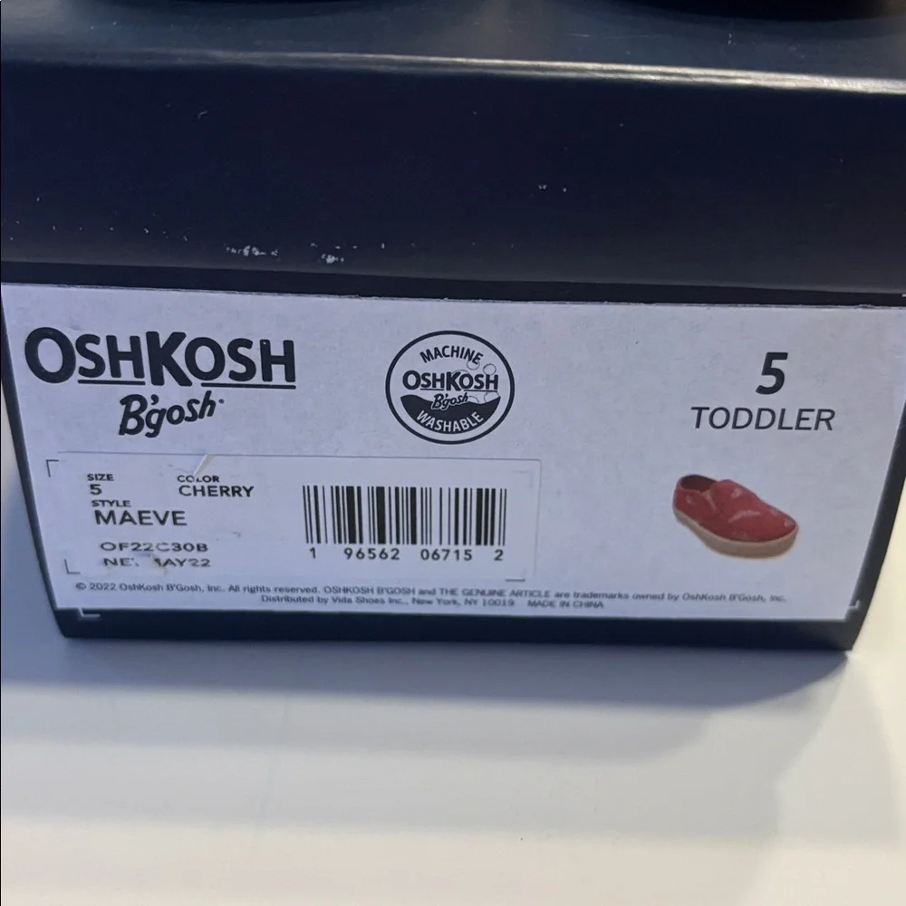 OshKosh B'Gosh Slip-On Butterfly Theme Sneakers